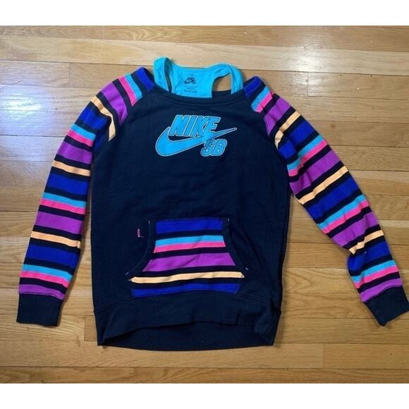 Rare NIKE SB Long Sleeve Shirt Skateboarding Junior's XL 13-15 Yrs young Adult - Picture 3 of 8
